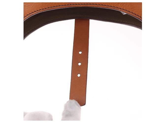 PRADA Shoulder Bag Leather Brown Silver - vista 21