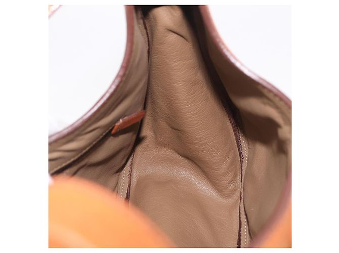 PRADA Shoulder Bag Leather Brown Silver - vista 24