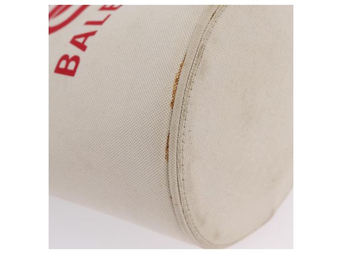 Sac à main Balenciaga Wave XS Canvas 2way White Silver 619979 - vista 14