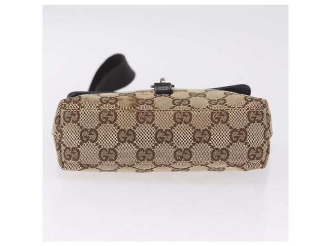 GUCCI GG Canvas Waist bag Beige Silver 92543 - vista 12