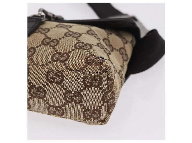 GUCCI GG Canvas Waist bag Beige Silver 92543 - vista 14