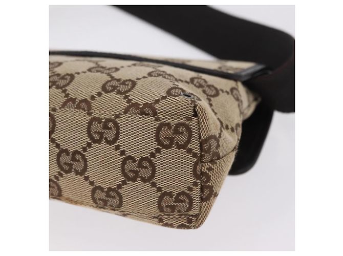 GUCCI GG Canvas Waist bag Beige Silver 92543 - vista 16