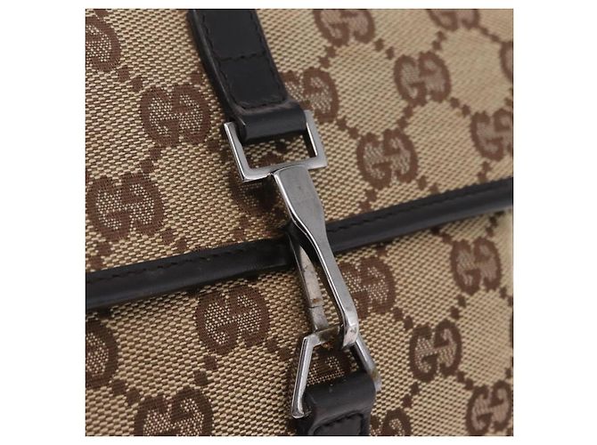 GUCCI GG Canvas Waist bag Beige Silver 92543 - vista 17