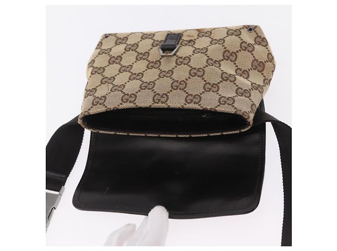 GUCCI GG Canvas Waist bag Beige Silver 92543 - vista 18