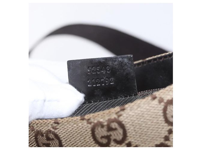 GUCCI GG Canvas Waist bag Beige Silver 92543 - vista 25