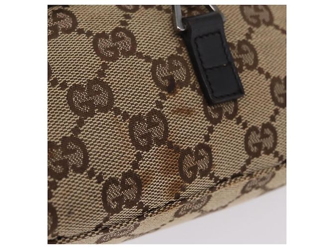 GUCCI GG Canvas Waist bag Beige Silver 92543 - vista 3