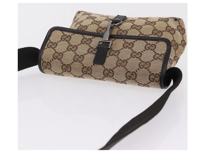 GUCCI GG Canvas Waist bag Beige Silver 92543 - vista 7