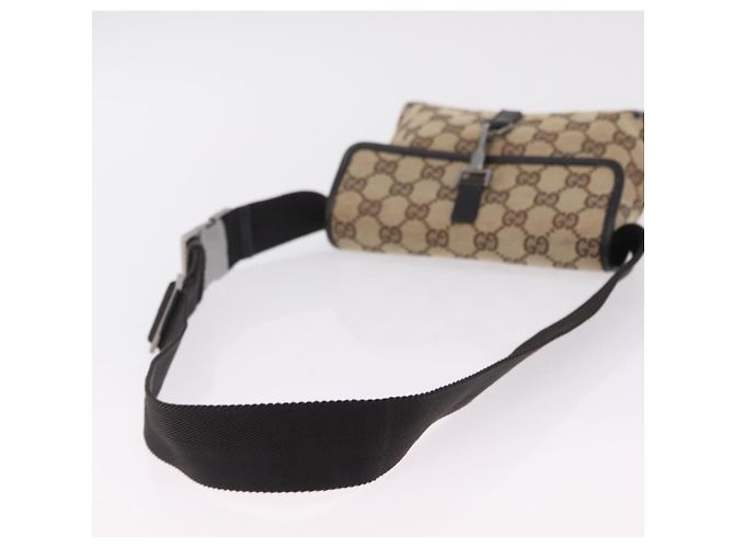 GUCCI GG Canvas Waist bag Beige Silver 92543 - vista 8