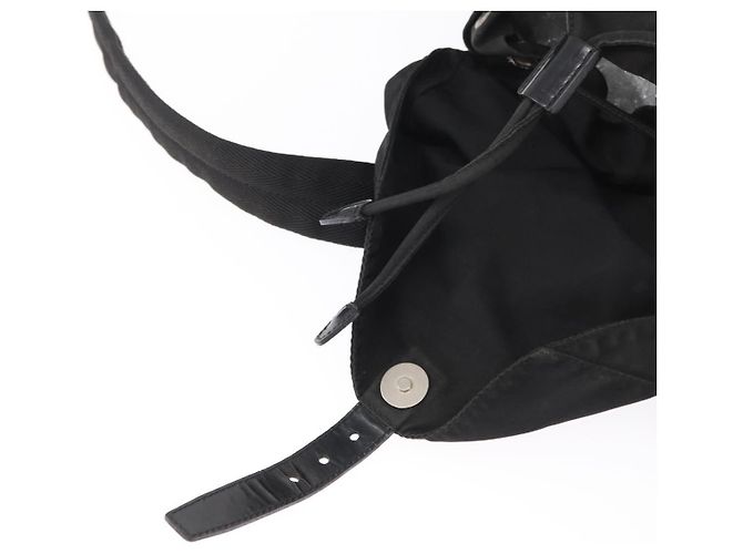 PRADA Backpack Nylon Black Silver - view 10