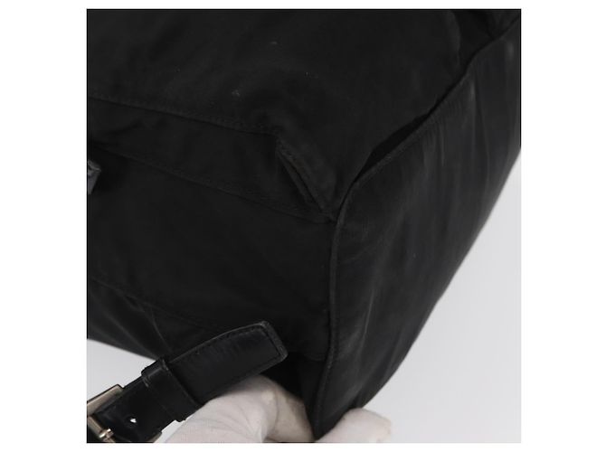 PRADA Backpack Nylon Black Silver - view 16