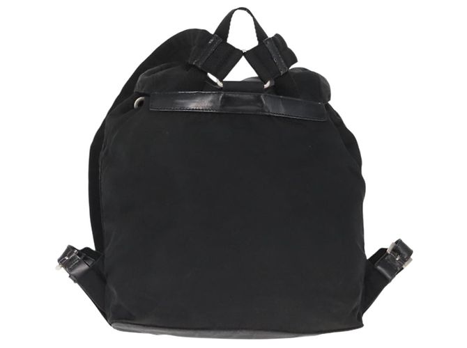 PRADA Backpack Nylon Black Silver - view 2