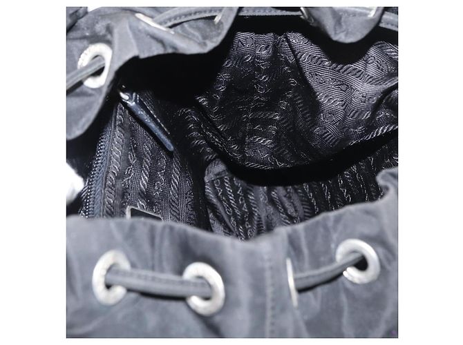 PRADA Backpack Nylon Black Silver - view 23