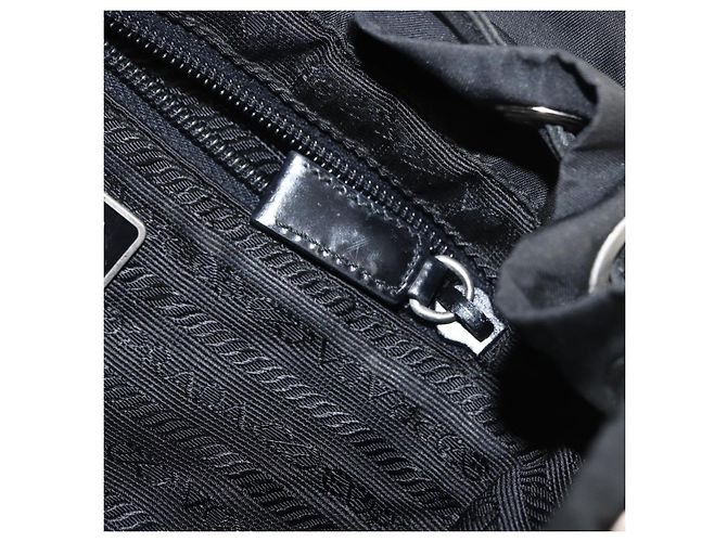 PRADA Backpack Nylon Black Silver - view 25