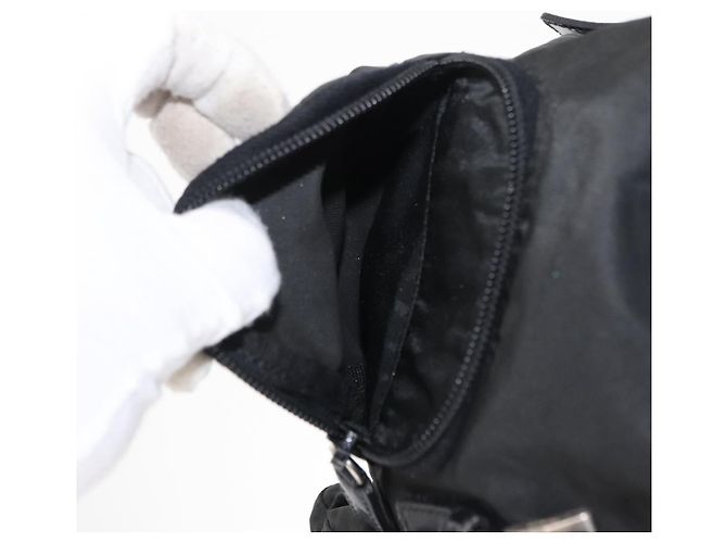 PRADA Backpack Nylon Black Silver - view 27