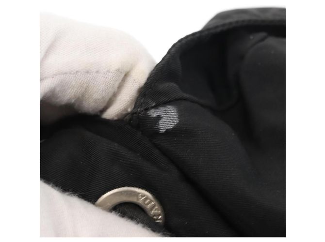 PRADA Backpack Nylon Black Silver - view 9