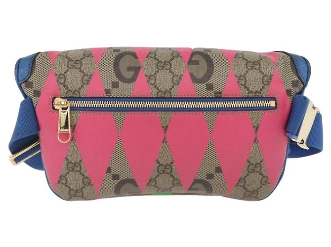 GUCCI GG Supreme Bum Bag PVC Multicolor Gold 733240 - vista 2