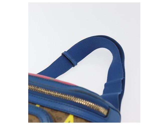 GUCCI GG Supreme Bum Bag PVC Multicolor Gold 733240 - vista 8