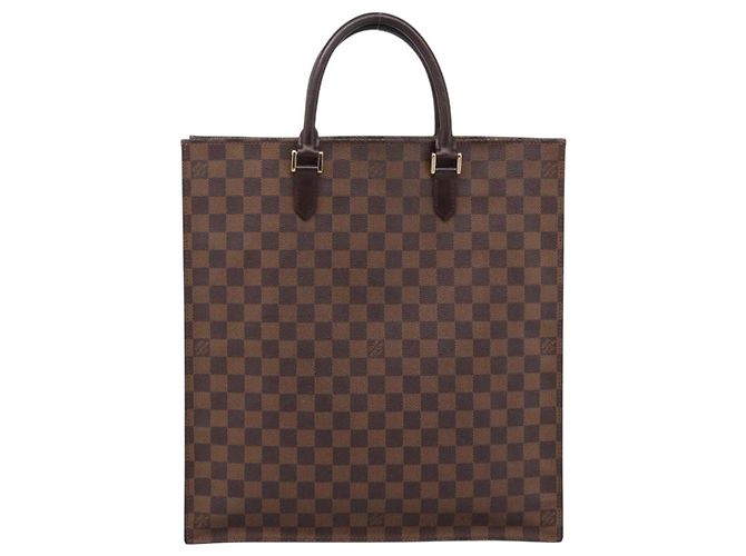LOUIS VUITTON Damier Ebene Sac Plat Hand Bag N51140 LV - vista 12