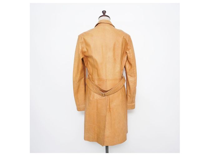 Autre Marque Gabardina MAX&Co. de cuero marrón - vista 5