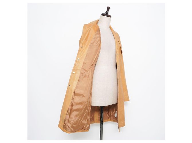 Autre Marque Gabardina MAX&Co. de cuero marrón - vista 7