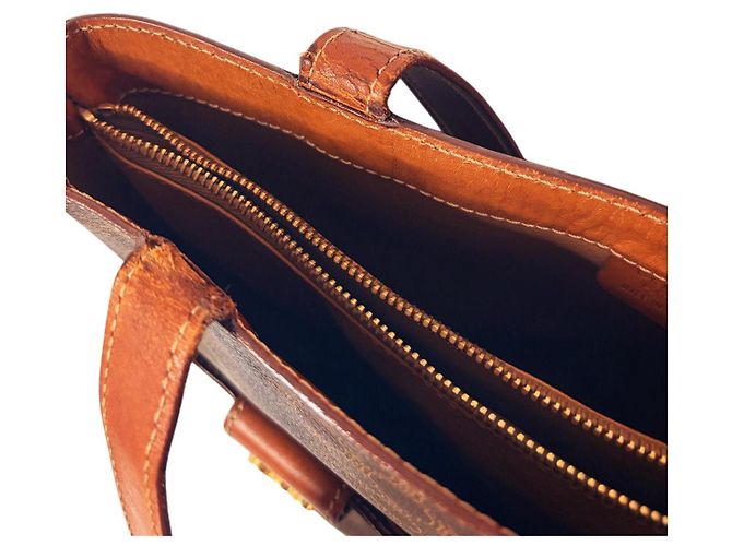 Céline Celine Triomphe Tote Bag Braun Beschichteter Canvas - Ansicht 7