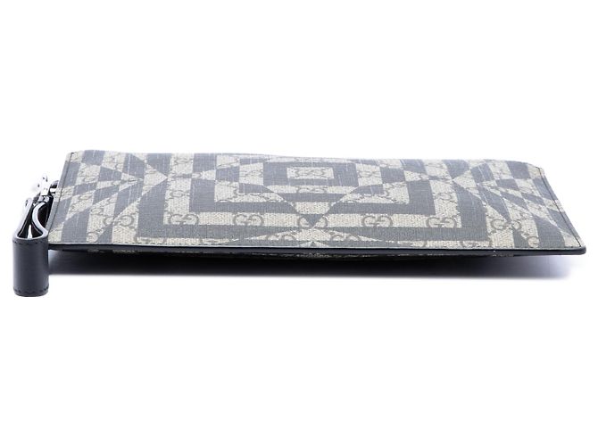 Clutch Gucci Beige GG Supreme Caleido - vista 3