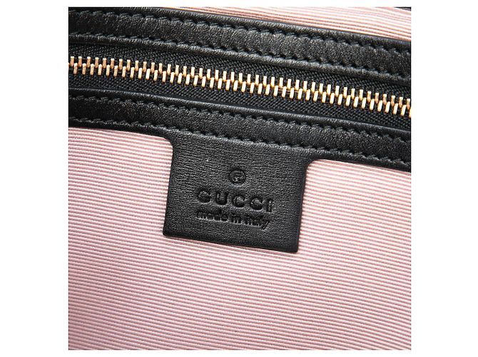 Gucci Borsa a Tracolla Arli in Camoscio Nero Medium - vista 5