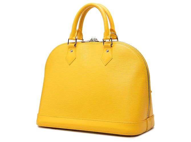 Louis Vuitton Yellow Epi Alma PM - vista 2