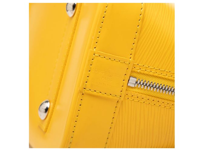 Louis Vuitton Yellow Epi Alma PM - vista 5
