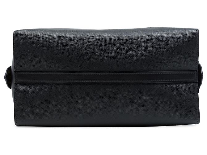 Borsa Prada Esplanade in Saffiano e City Calf nero - vista 3