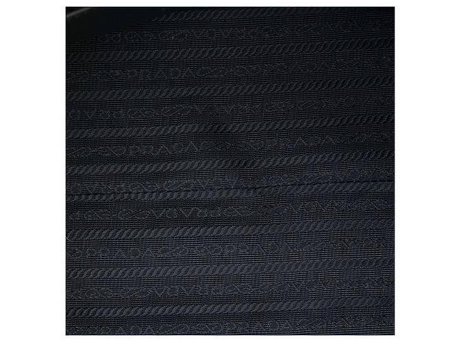Borsa Prada Esplanade in Saffiano e City Calf nero - vista 4
