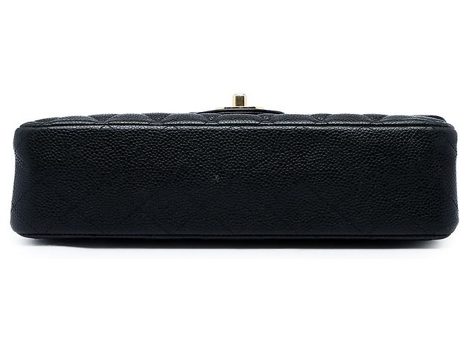 Chanel Black Medium Classic Caviar Double Flap - vista 3
