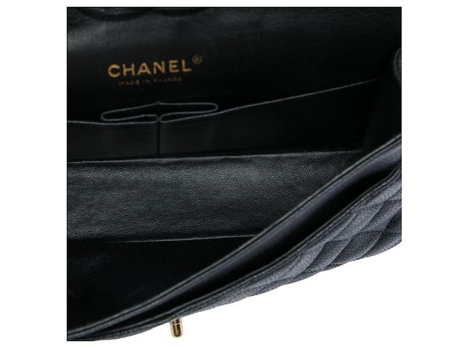 Chanel Black Medium Classic Caviar Double Flap - vista 4
