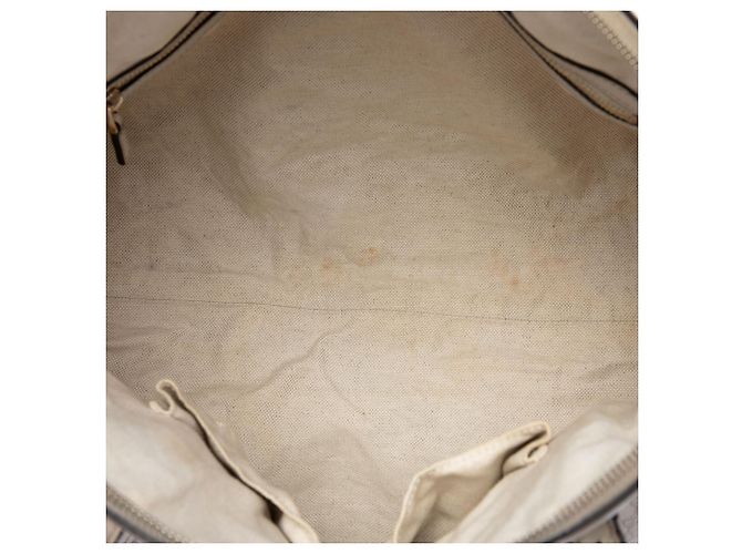 Borsa Gucci White Large Microguccissima Nice Dome Satchel - vista 4