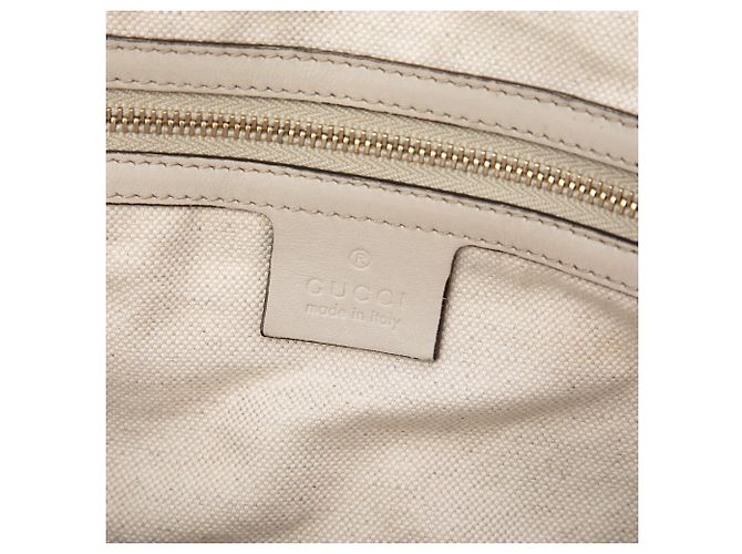 Borsa Gucci White Large Microguccissima Nice Dome Satchel - vista 5