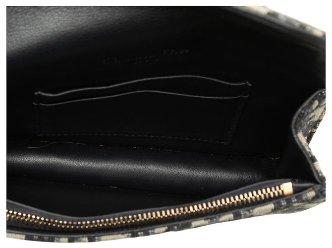 Borsa Cintura Saddle Dior Blue Oblique Canvas - vista 4
