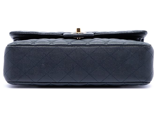 Chanel Blue Medium Classic Caviar Double Flap - vista 3