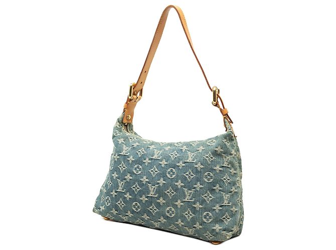 Louis Vuitton Blue Monogram Denim Baggy PM - vista 2