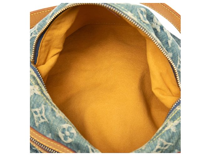 Louis Vuitton Blue Monogram Denim Baggy PM - vista 4