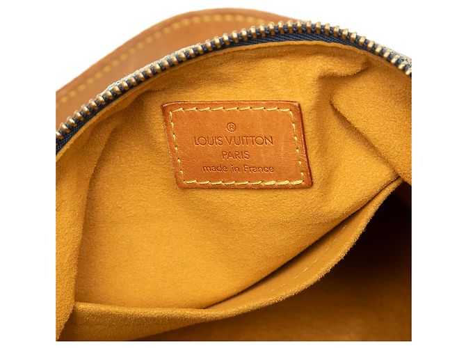 Louis Vuitton Blue Monogram Denim Baggy PM - vista 5