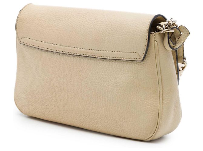 Gucci Soho Chain Flap Crossbody in pelle di vitello marrone Medium - vista 2