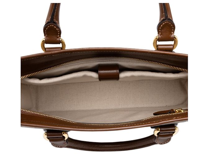 Gucci Beige GG Supreme Interlocking G Laptoptasche - Ansicht 4