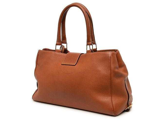 Céline Bolso Appoline Celine Medium de piel de becerro flexible marrón - vista 2