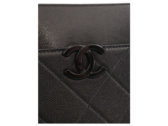 Chanel Black Large Quilted Caviar My Everything Shopping Tote - Ansicht 6