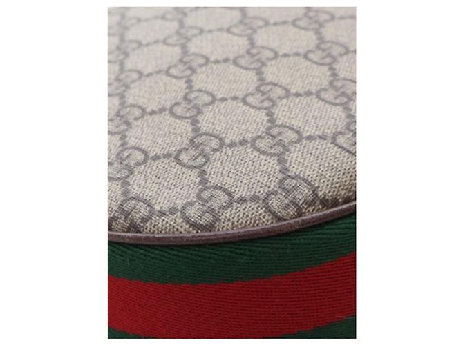 Borsa a tracolla Gucci Beige Medium GG Supreme Web Attache - vista 10