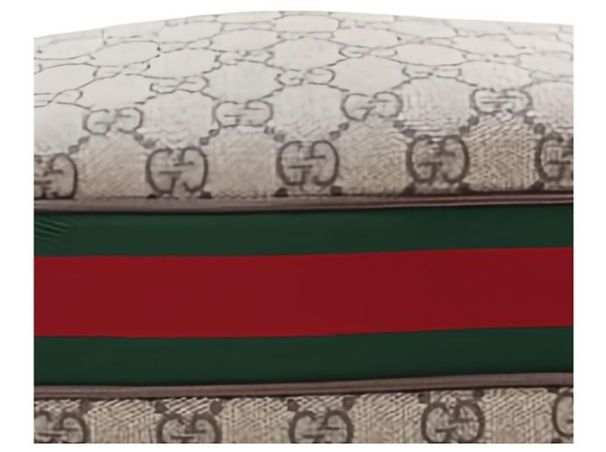 Borsa a tracolla Gucci Beige Medium GG Supreme Web Attache - vista 15