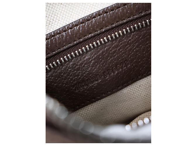 Borsa a tracolla Gucci Beige Medium GG Supreme Web Attache - vista 5