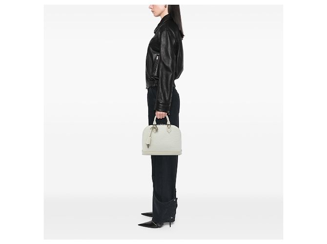 Louis Vuitton White Epi Alma PM - Ansicht 5