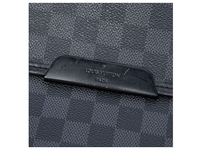 Louis Vuitton Black Damier Graphite Daniel MM - vista 5