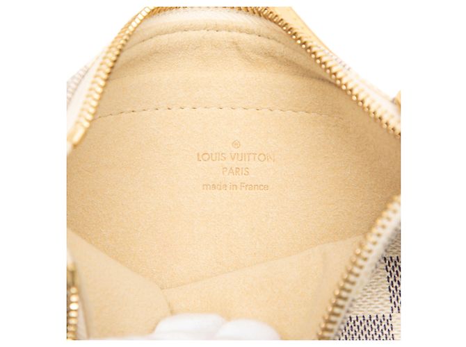 Louis Vuitton White Damier Azur Pochette Milla MM - vista 5